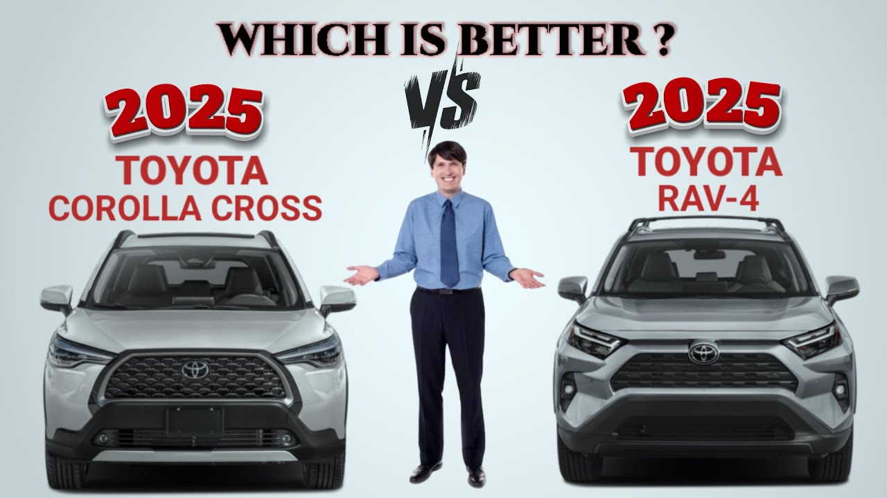 2025 Toyota Corolla Cross vs 2025 Toyota Rav4 | Corolla Cross vs Rav4 | Which is better