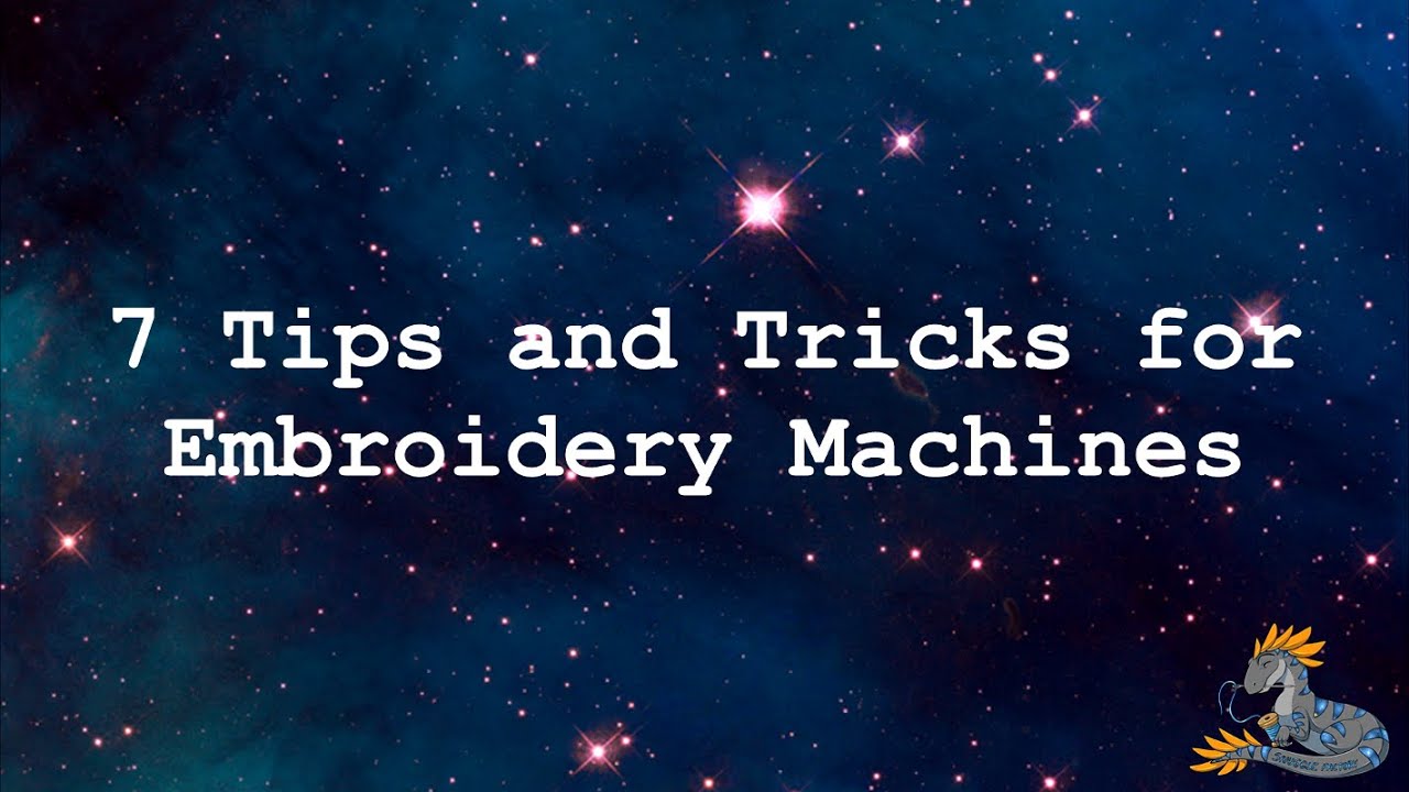 7 Tips and Tricks for Embroidery Machines
