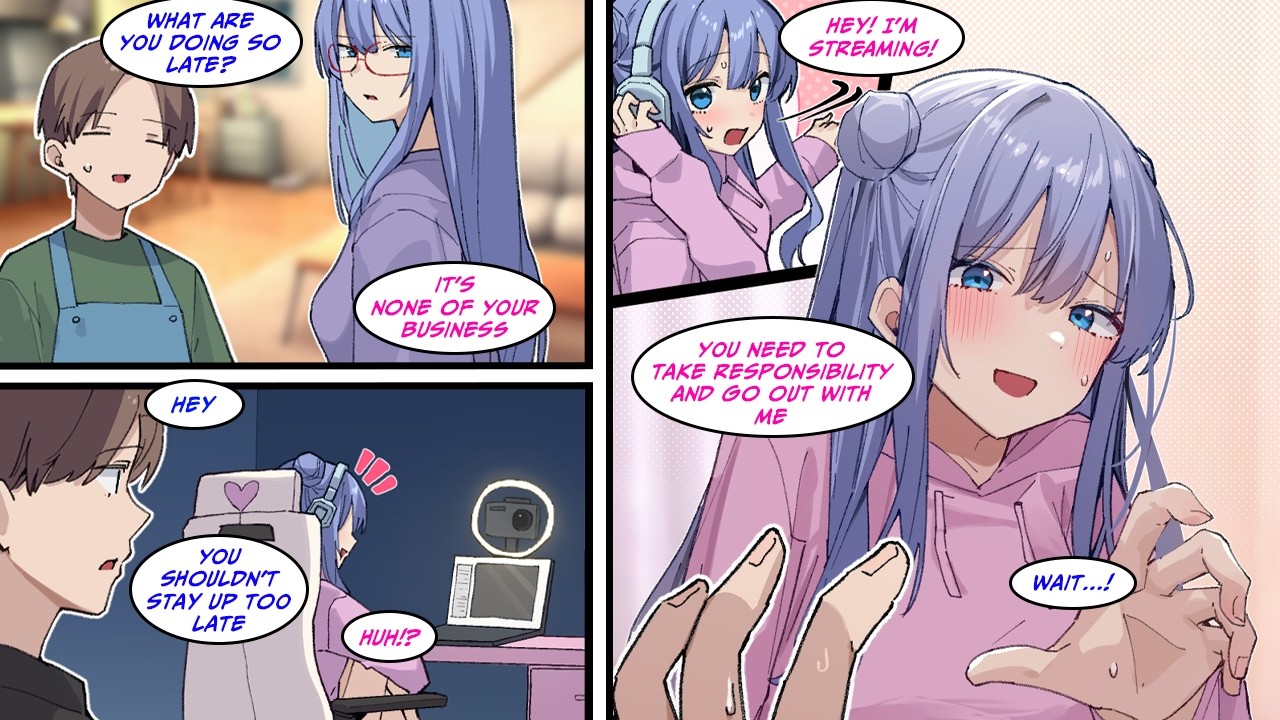 [Mana Dub] My ice-cold step-sister is secretly a famous streamer