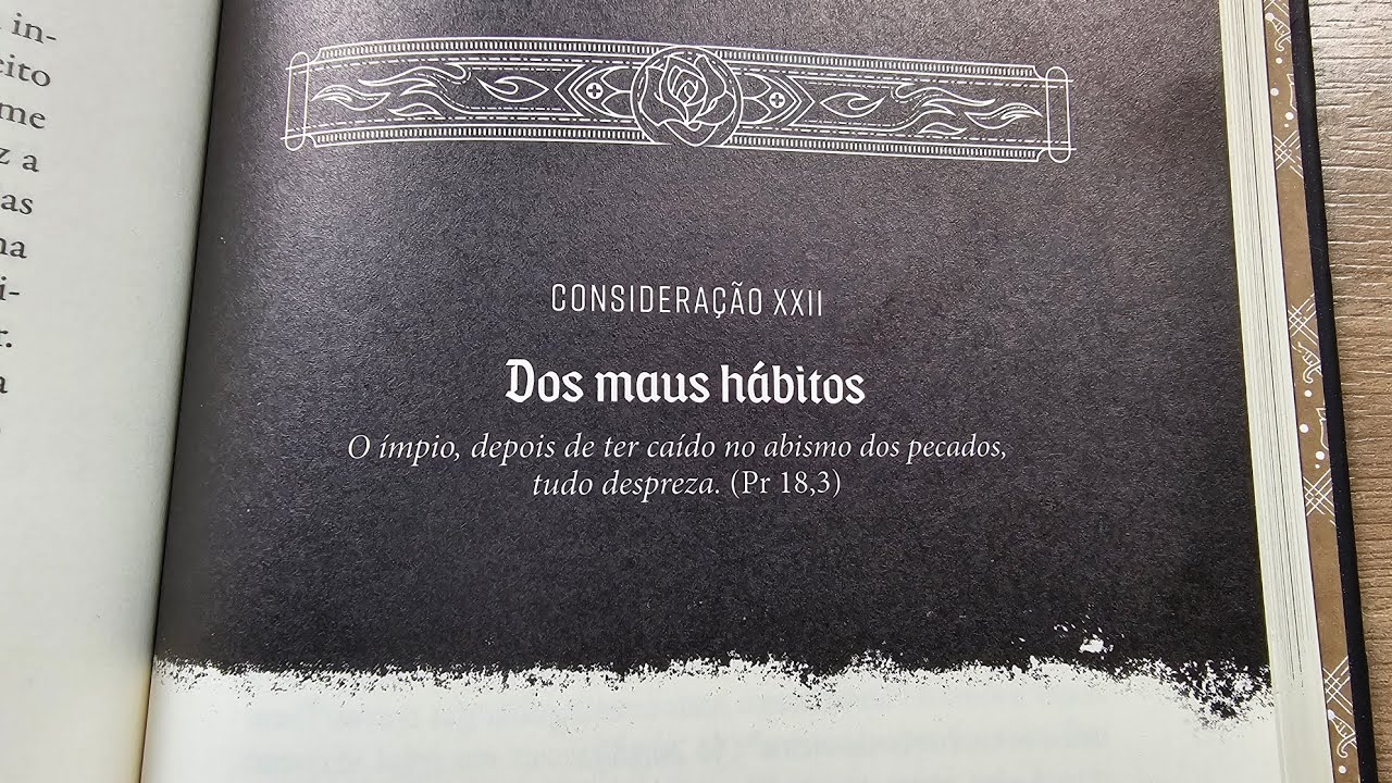 Consideração XXII: Dos maua hábitos | Quaresma 2026