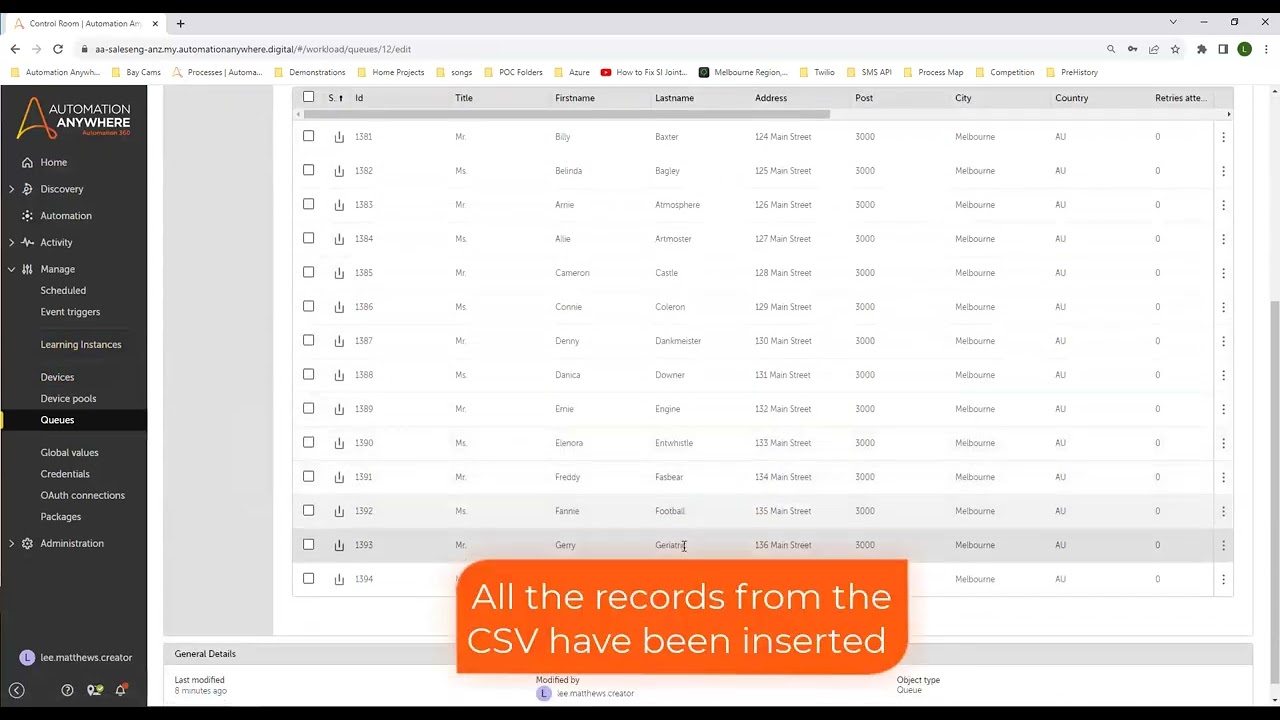 Workload Management with Automation Anywhere