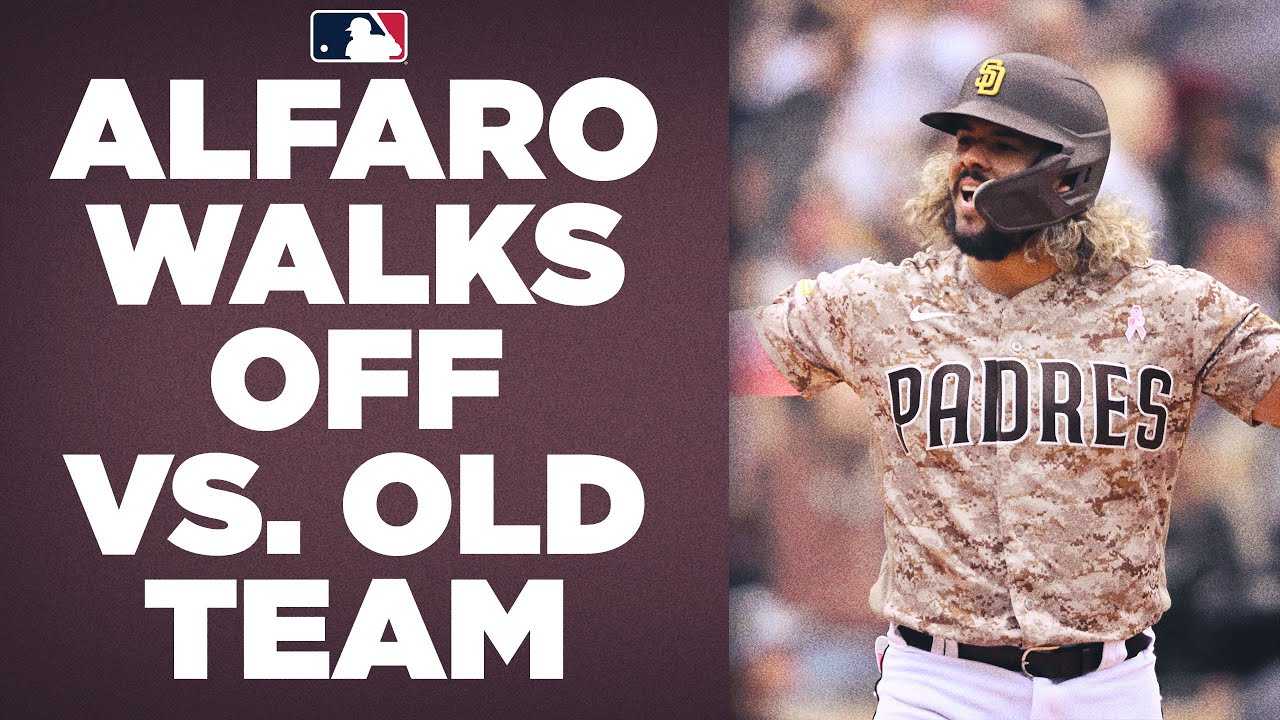 Jorge Alfaro hits MONSTER homer to walk-off against his former team!