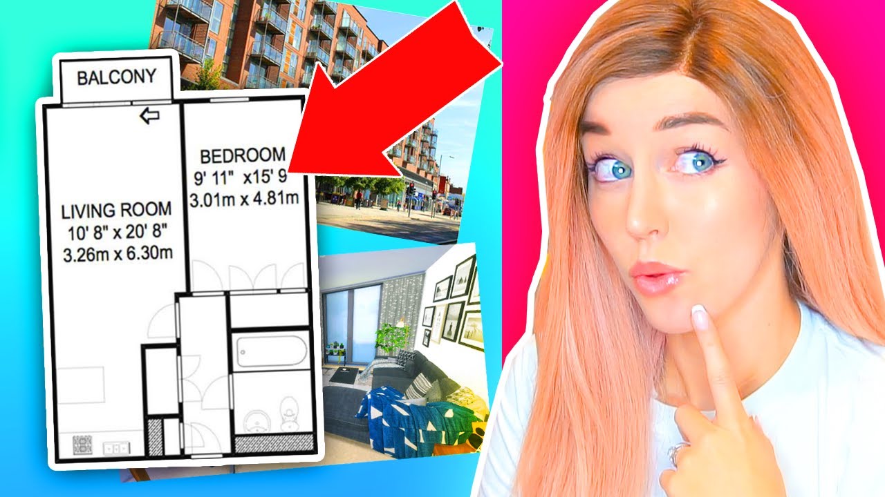 I designed my friend's REAL LIFE new apartment in The Sims 4...