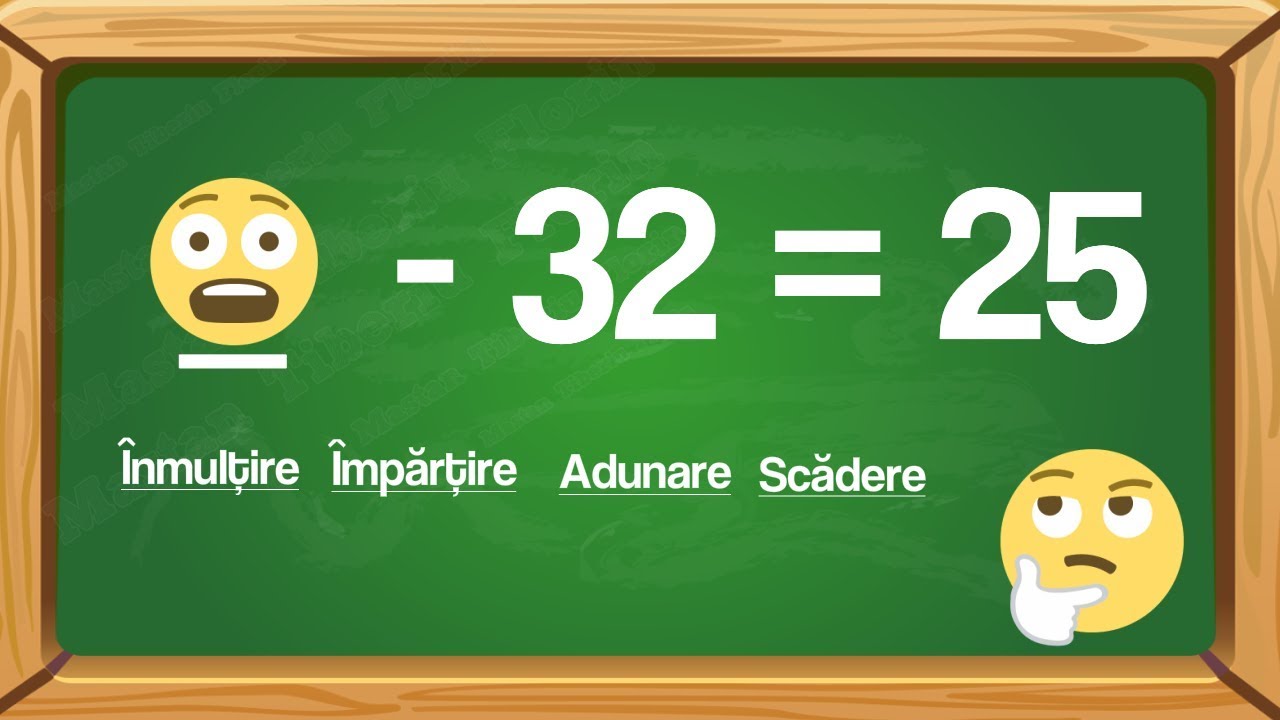 Exerciții de Matematică | Află: termenul necunoscut, suma | descăzut, scăzător, diferența