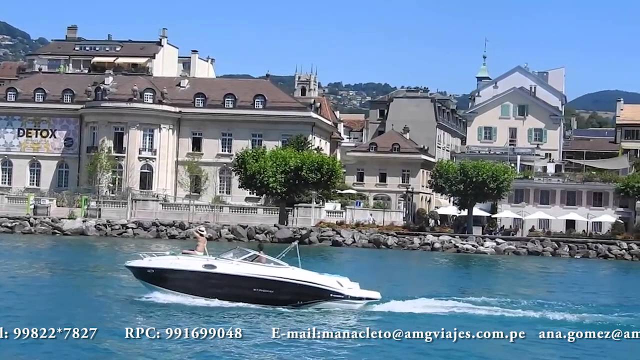 Viajando por Suiza: El Lago Lem&aacute;n y su Castillo Chillon