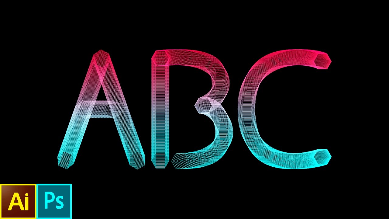 How to blend text and vector art in adobe illustrator Adobe Illustrator CC 2017 Tutorial