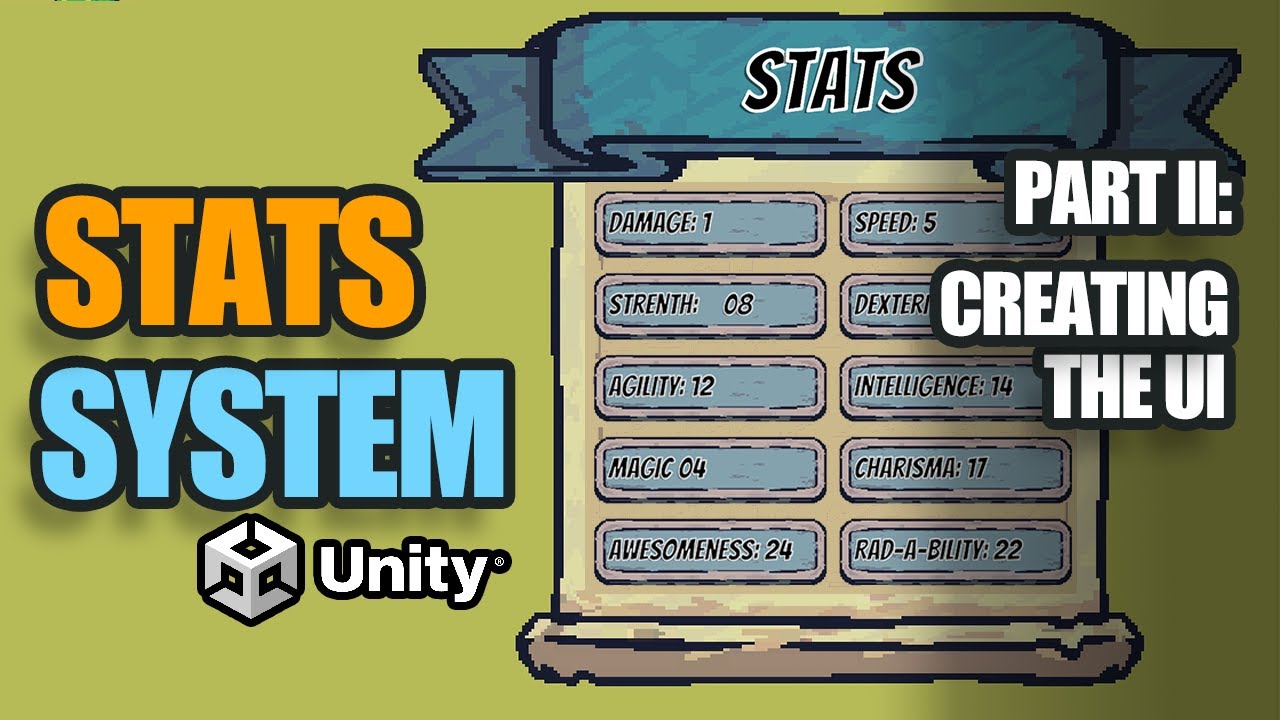 Creating A Stats System in Unity (Part II: Creating the UI)