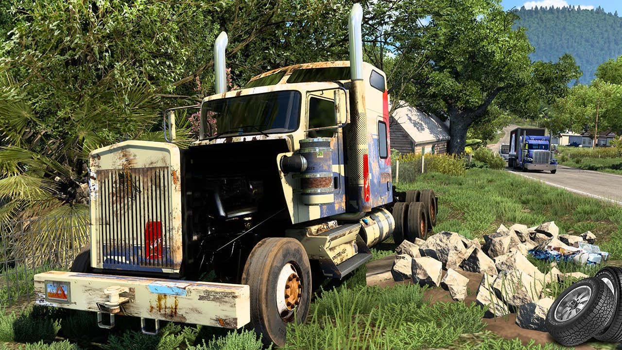 Compro Un Camión Kenworth W900 Destruido y Lo Restauro y Paso Esto ATS 1.48