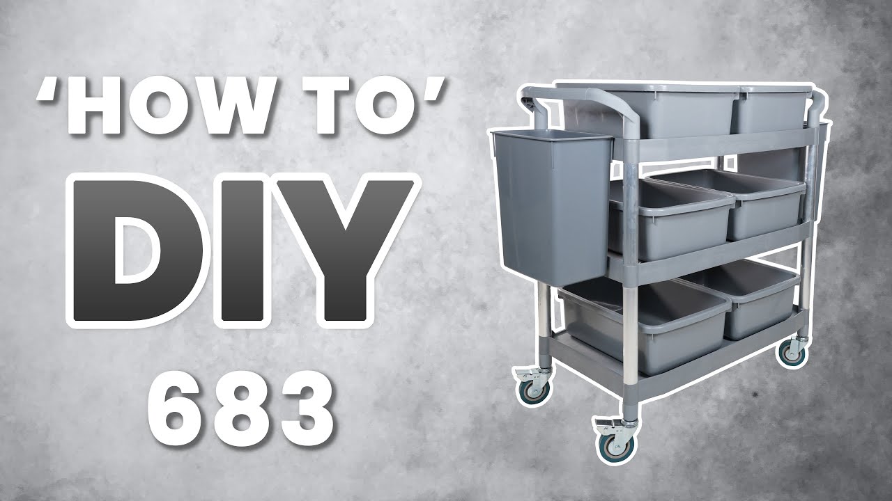 TOYOGO (683) 3 Tier Catering Cart | DIY Step-By-Step Guide