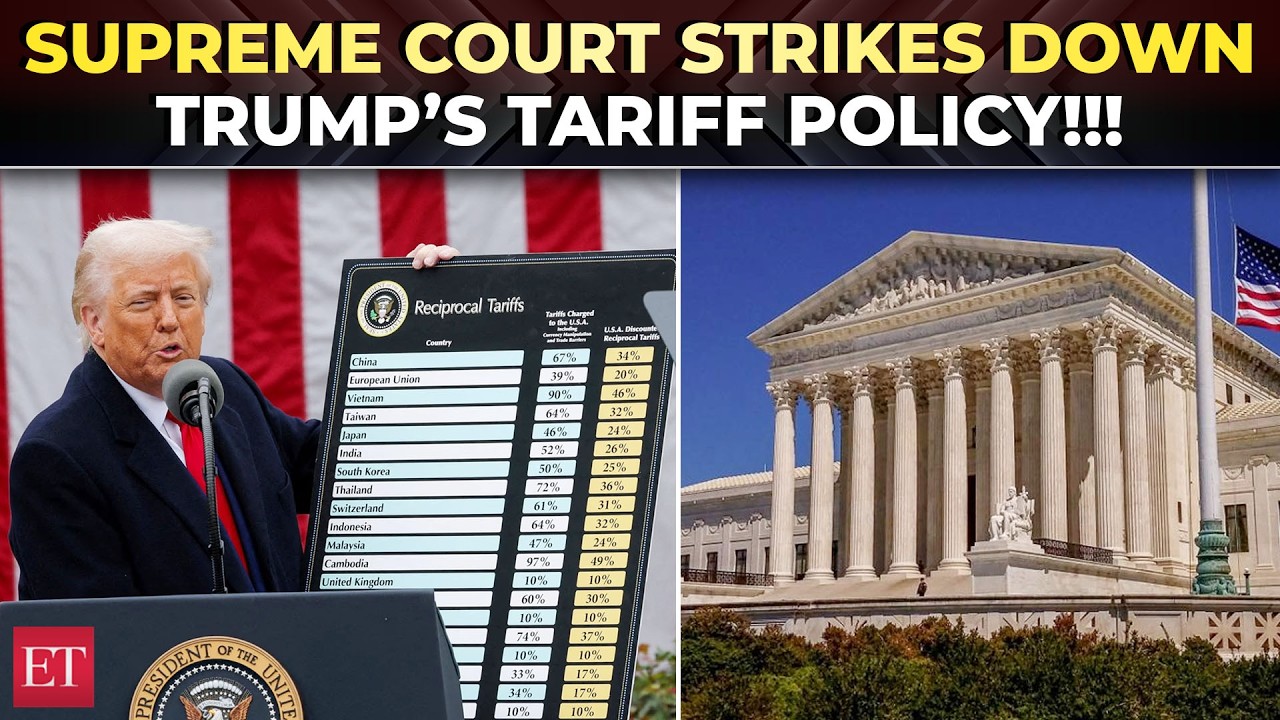 'Trump tariffs ILLEGAL, POTUS overstepped his authority': US Supreme Court delivers historic verdict