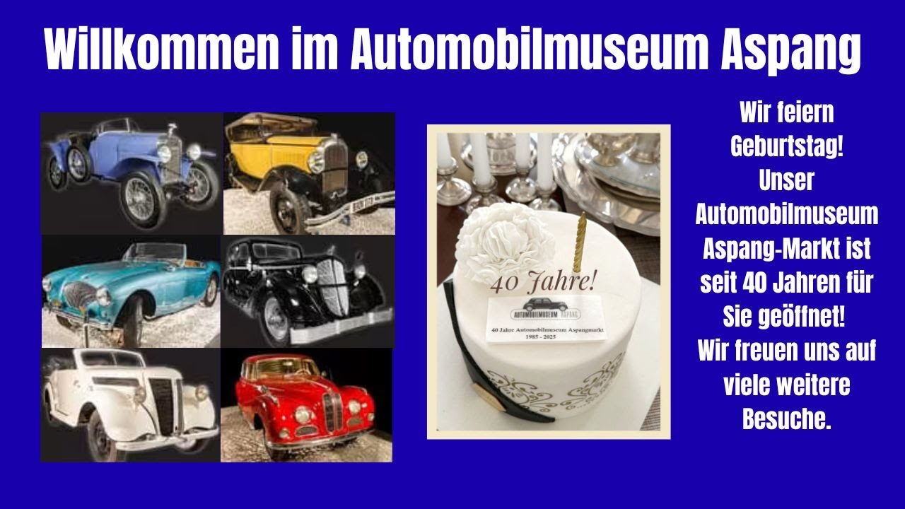 ASPANG MARKT - Automobilmuseum Aspang Teil 2 - Slideshow