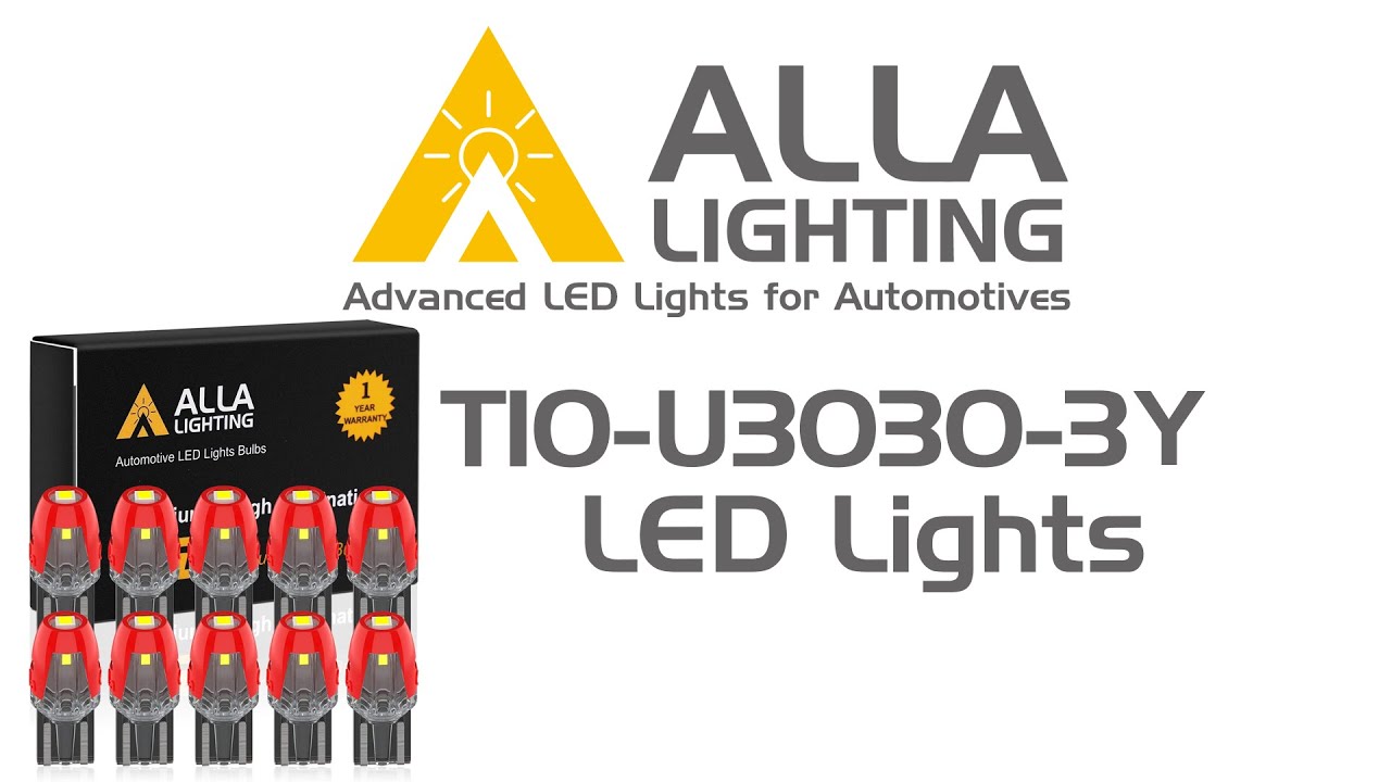 168 194 LED Bulb Amber Yellow Side Marker Interior Lights W5W 2825 175