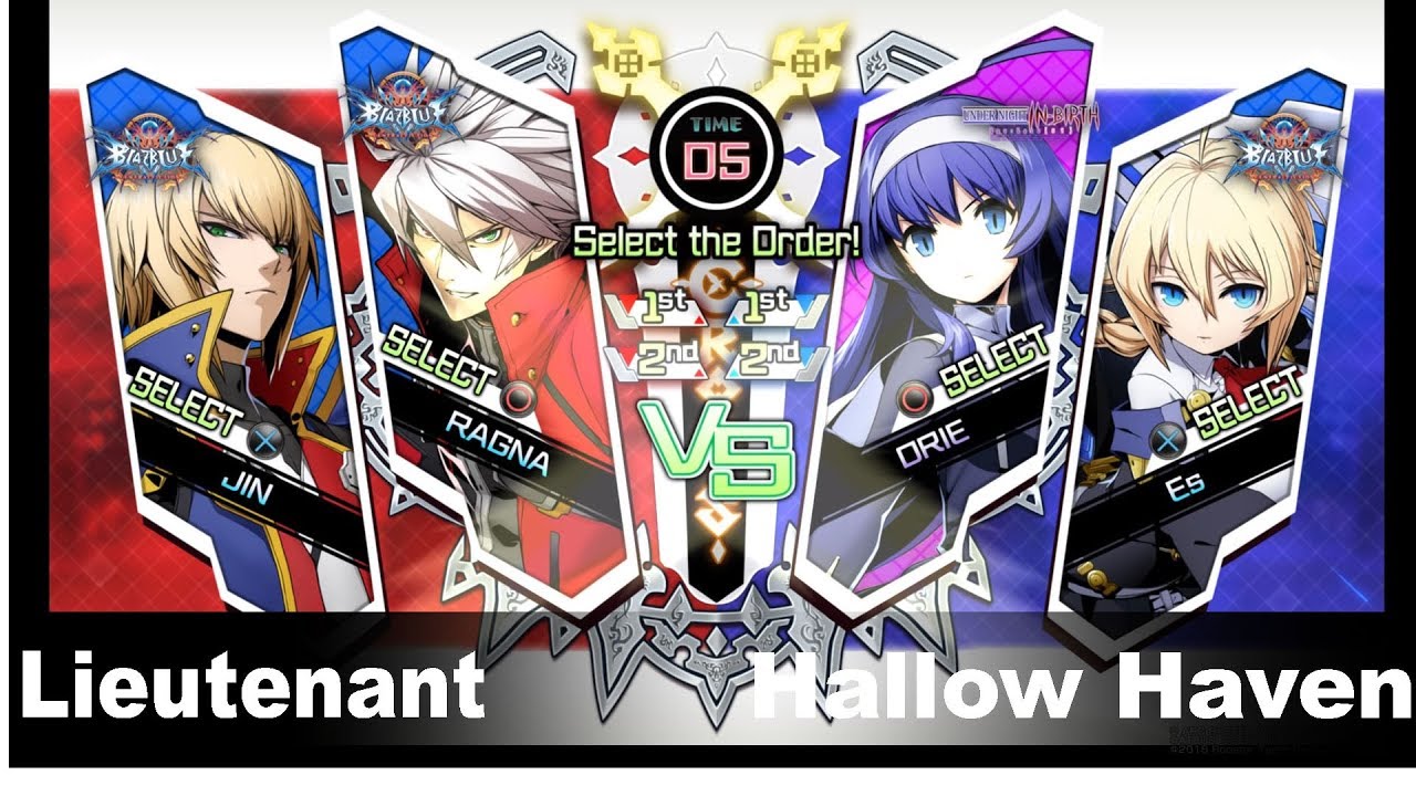 BBCTB Lieutenant (Ragna, Jin) vs Hallow Haven (Orie, Es) Ranked Match