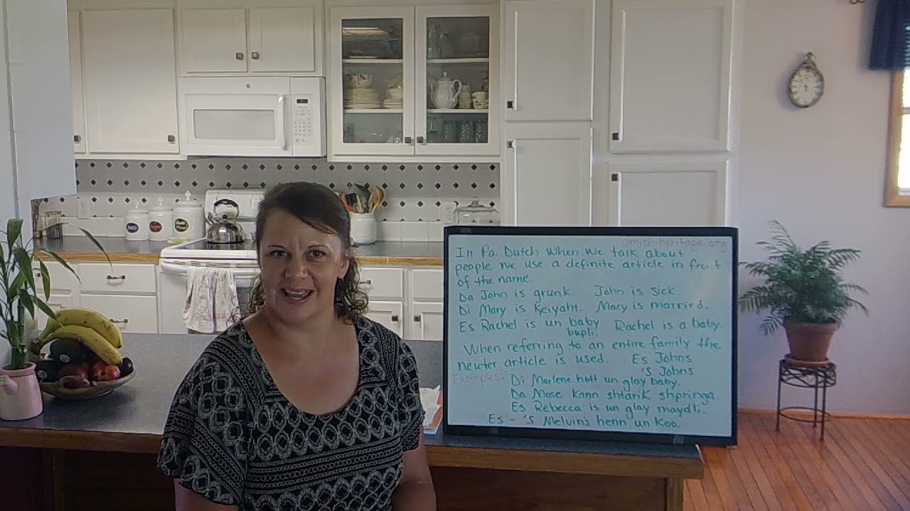 Learn Pennsylvania Dutch (Lesson #6)