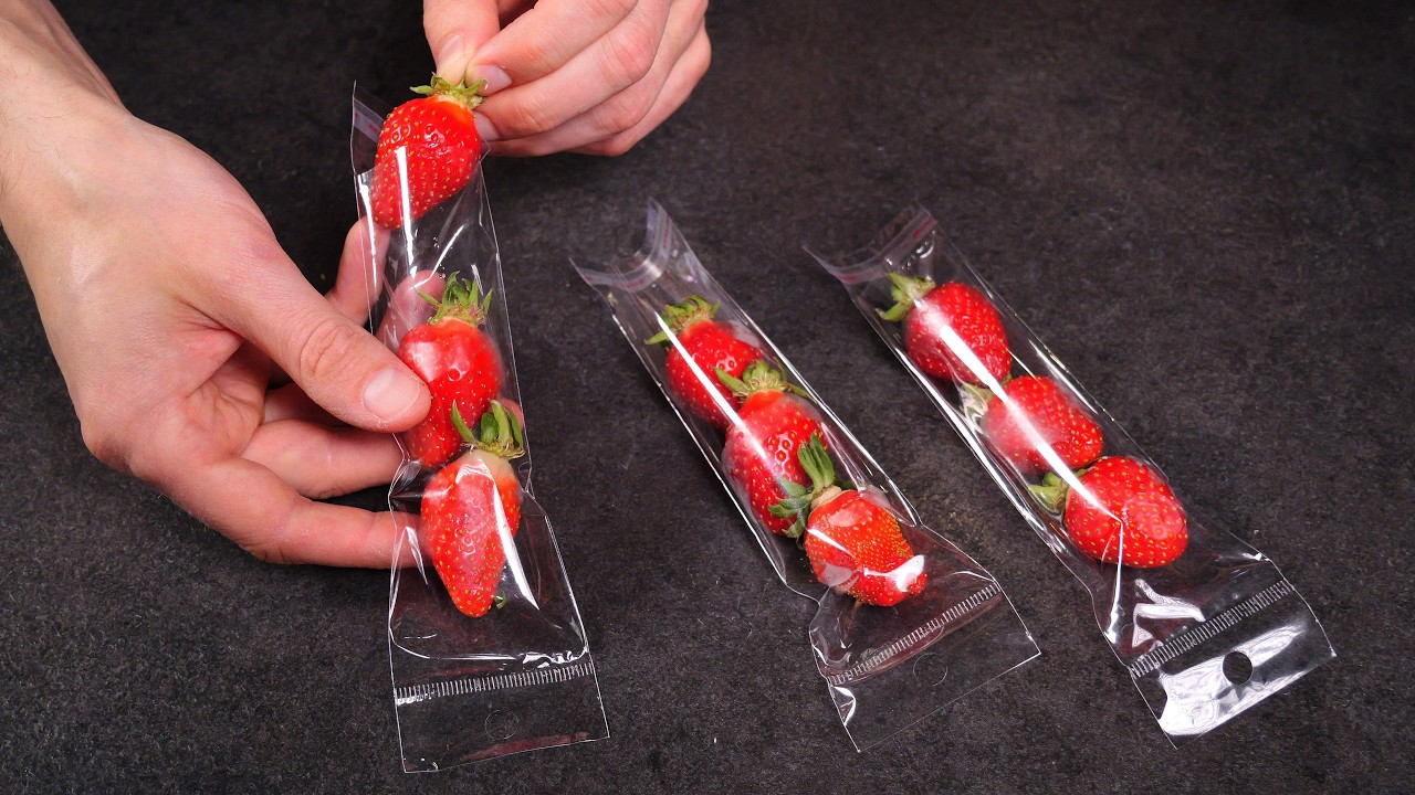 I Make These Every Strawberry Season! This Ziplock Bag Trick Is So Simple & So Good
