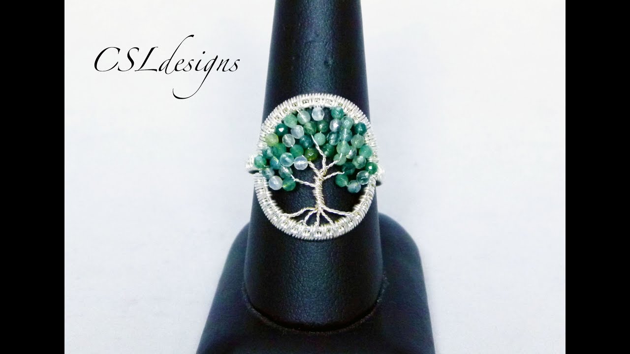 Tree of life wirework ring