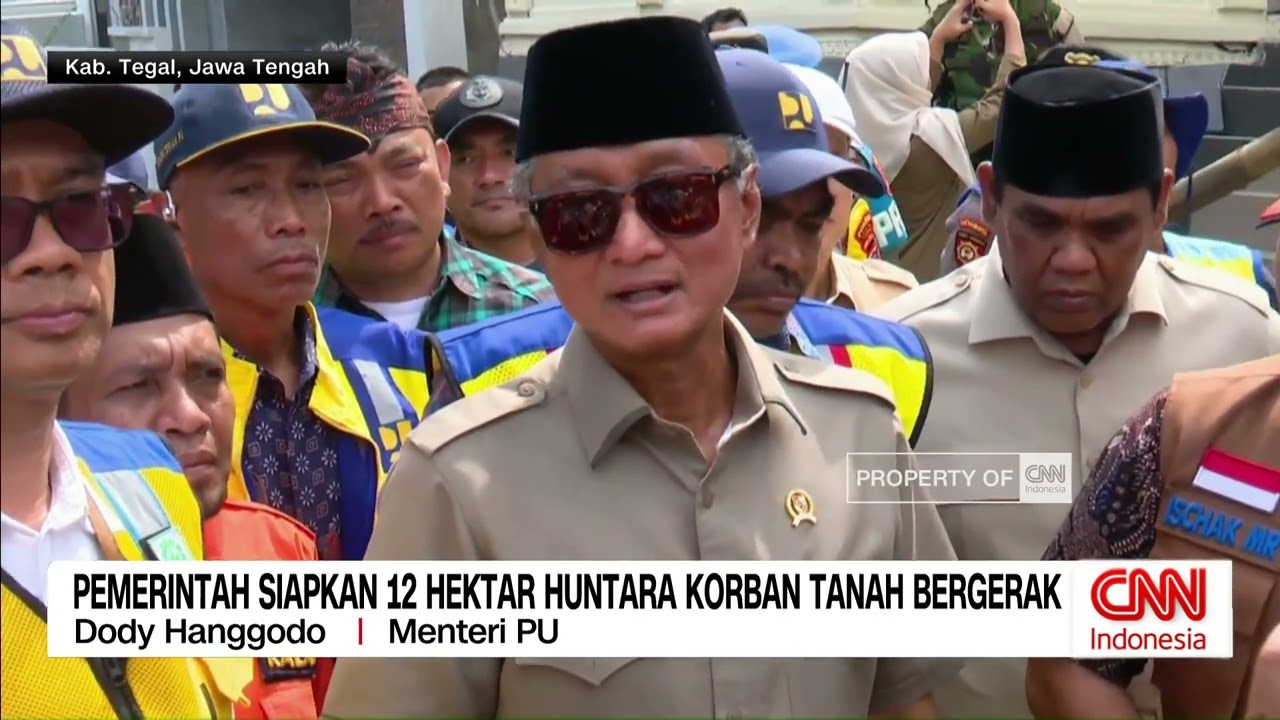 Pemerintah Siapkan 12 Hektar Huntara Korban Tanah Bergerak