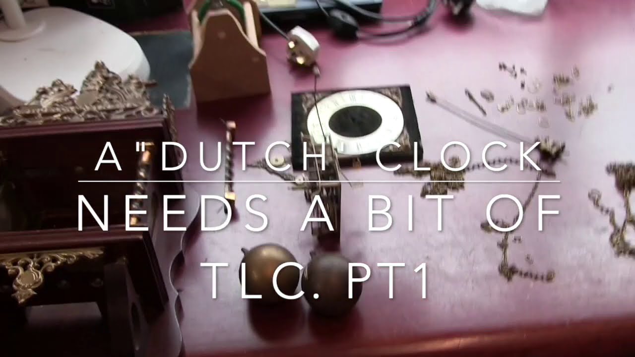 Dutch Clock, Needs a Bit of TLC