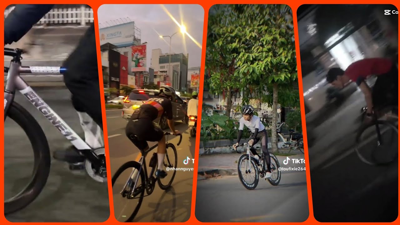 Natshi Fixed Gear | Tổng hợp tiktok Fixed Gear or Road Bike | Khi chiến thần tốc độ thể hiện 