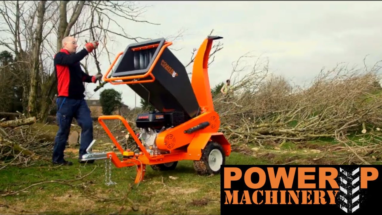 MDL Powerup 15HP Petrol Wood Chipper