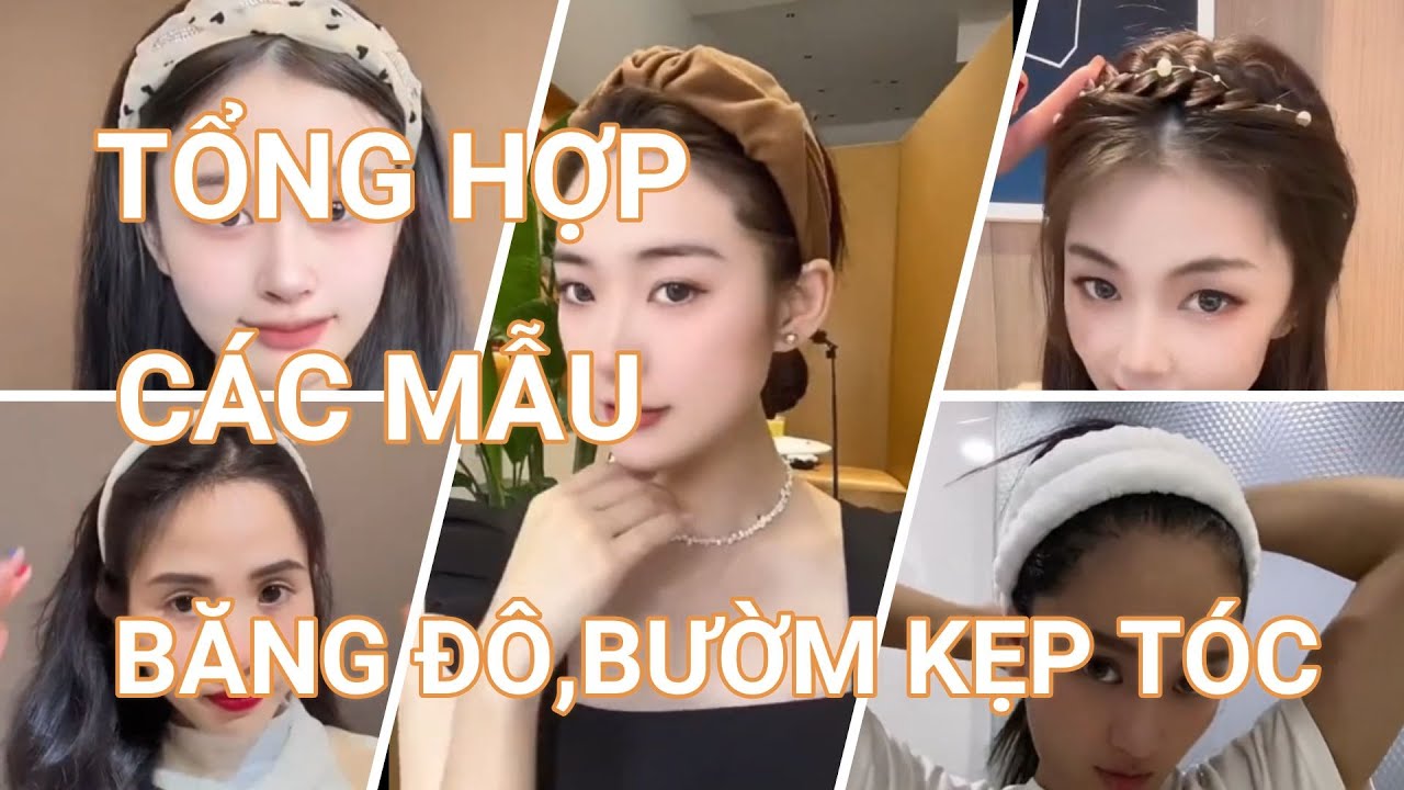 [Shopee haul] Tổng hợp các mẫu BĂNG ĐÔ, BƯỜM Kẹp tóc đi chơi,rửa mặt thời trang | Guthoitrang