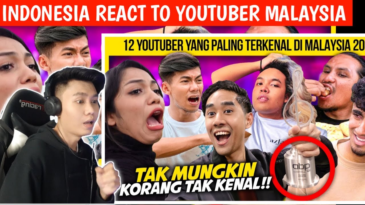 TERNYATA INILAH YOUTUBER PALING TERKENAL DI MALAYSIA TAHUN 2021 ! NO 1 FAVOURITE AKU BANGET !!