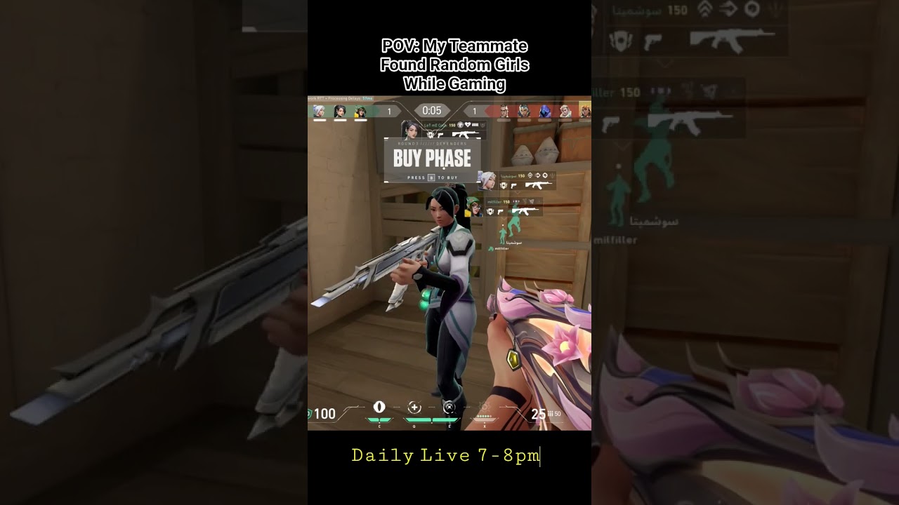 POV: My Teammate Found Random Girls While Gaming 😄🔥 