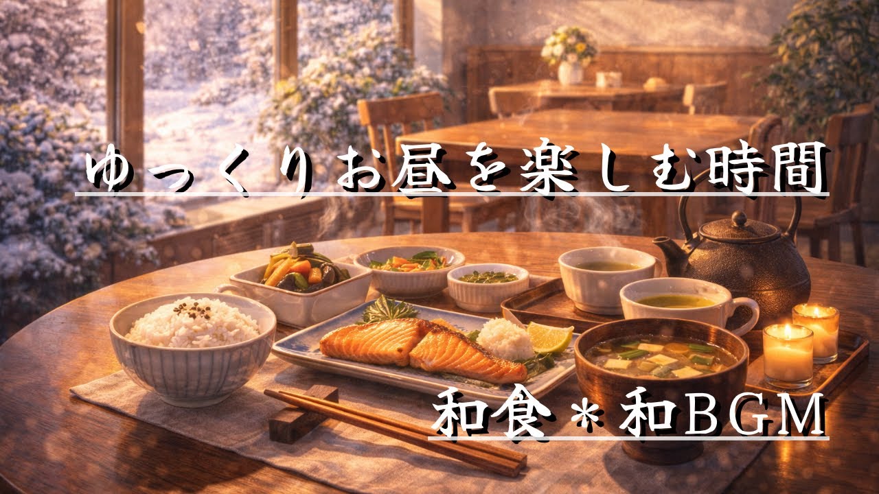 Relaxing Japanese Lunch Time｜Calm & Cozy BGM