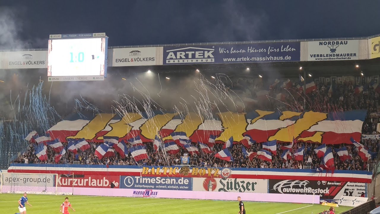 FC Hansa Rostock vs Arminia Bielefeld | 20 Jahre Baltic Boyz | Flutlichtspiel