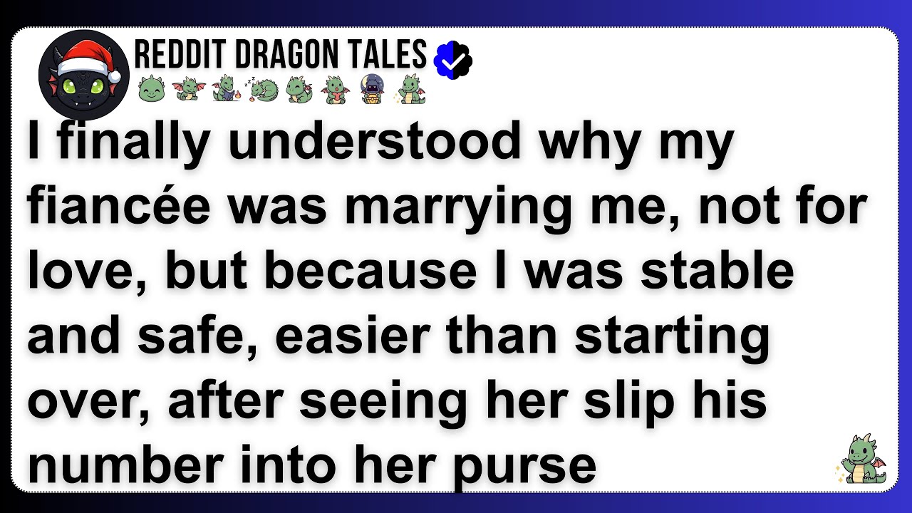 I finally understood why my fiancée was marrying me, not for love, but because I was stable and safe