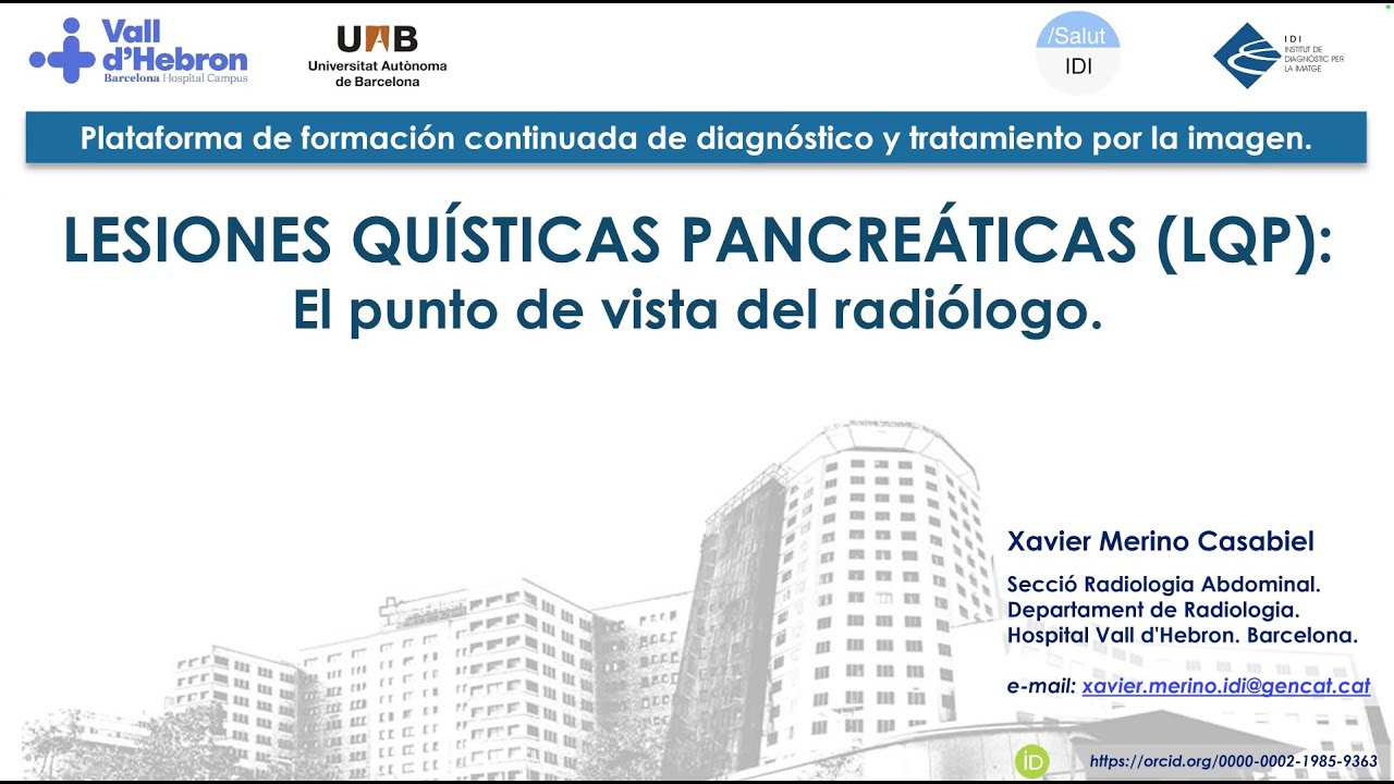 779. Lesiones quísticas pancreáticas . El punto de vista del radiólogo.