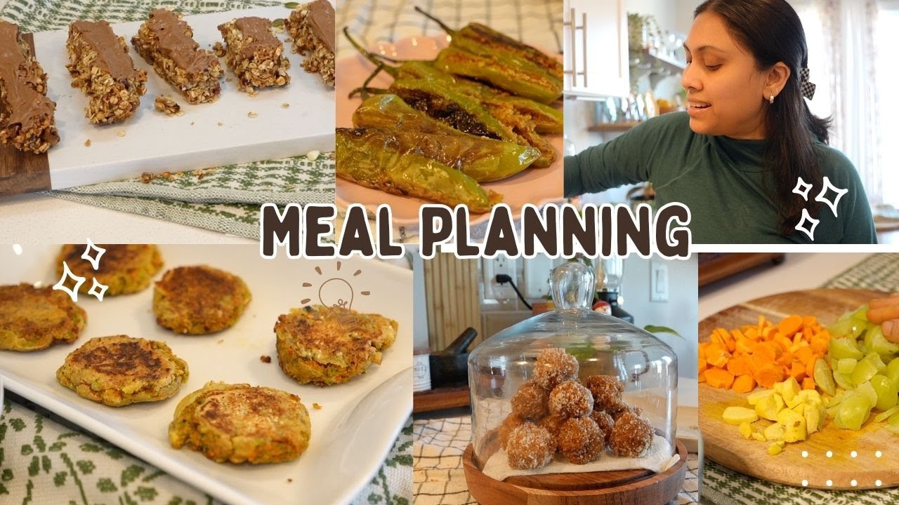 Indian Meal Planning for 1 week - 6 Meal Ideas - Productive and Mindful Homemaking Ideas