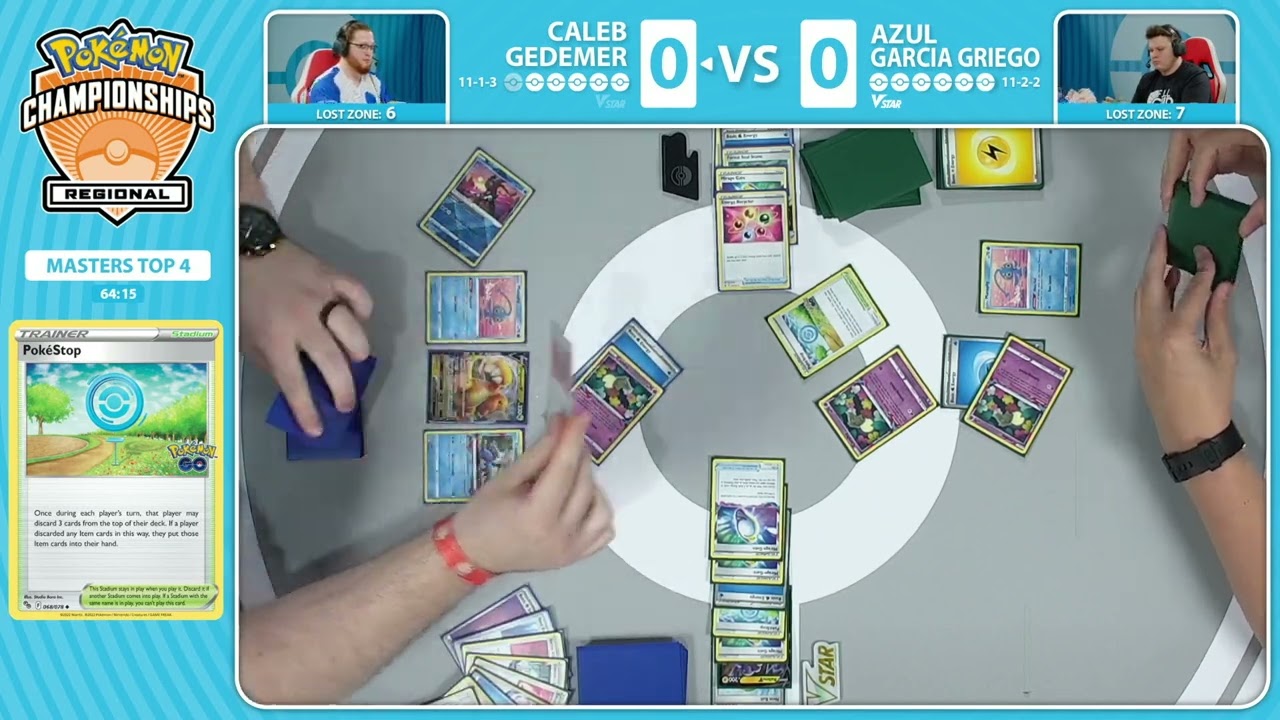 TOP4 Caleb Gedemer Vs Azul Garcia-Griego 2023 Pokémon Milwaukee Regional Championships