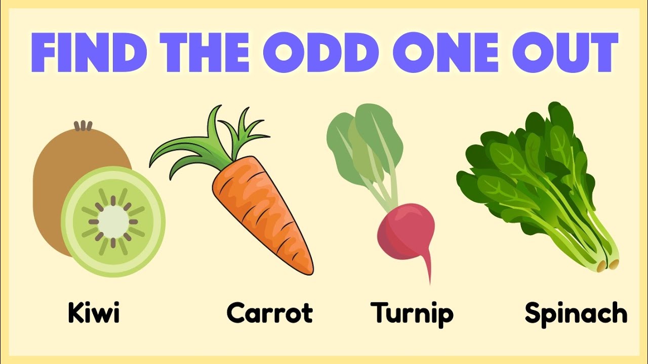 Find the Odd One Out | Odd One Out Challenge for Kids | Picture Quiz for Children