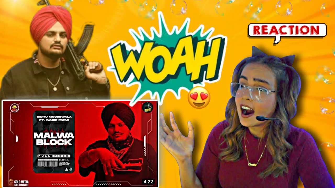 Reaction on ~ MALWA BLOCK ~ Sidhu Moose Wala ~ Wazir Patar ~ MOOSETAPE ~ Reaction Video