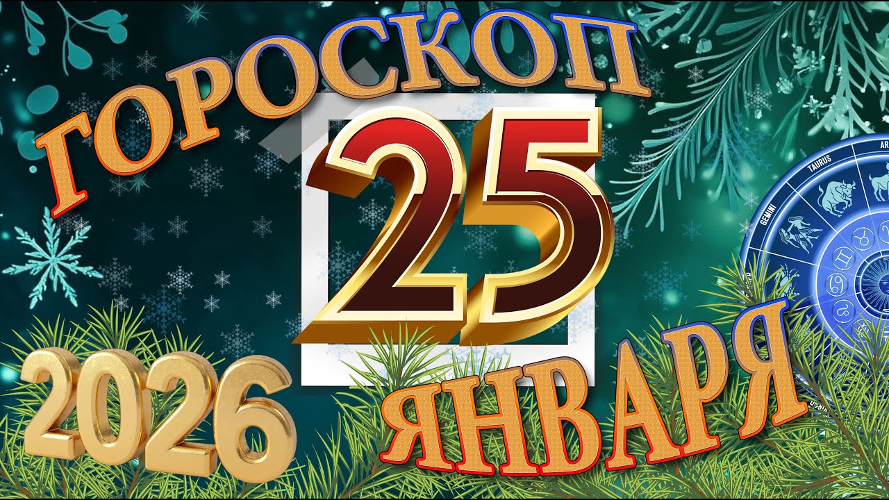 25  ЯНВАРЯ    -   ГОРОСКОП , 2026 года / гороскоп на завтра / гороскоп на сегодня / 25January 2026