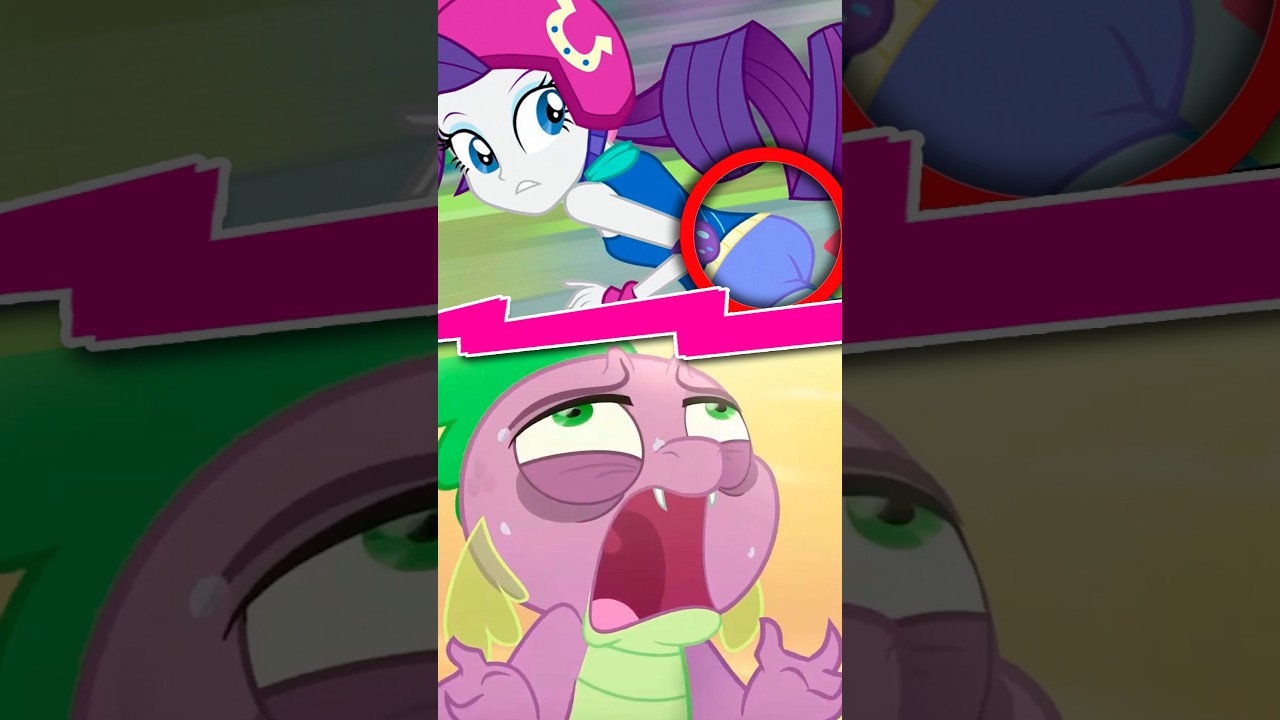 SPIKE SE LO QUIERE COMER! MLP #mylittlepony #mlpgen5 #mlpg4 #mlp #spike #rarity