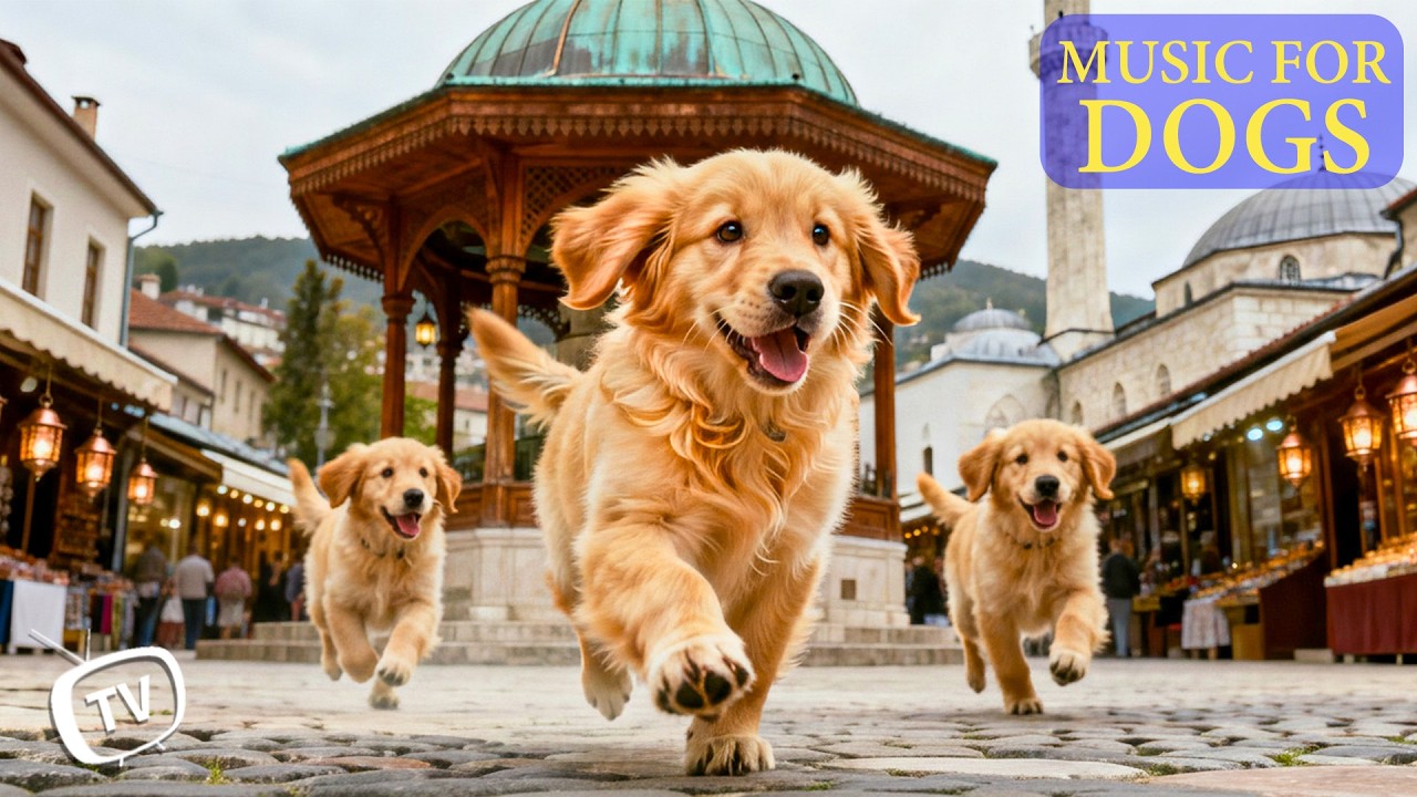 12 Hours Dog Music 🎶 Healing Sounds for Dog Sleep & Stress Relief | Calm Music for Dogs Home Alone