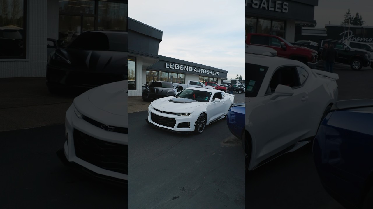 Supercharged power, Magnetic ride, Aggressive styling, this ZL1 delivers a ton of raw performance!
