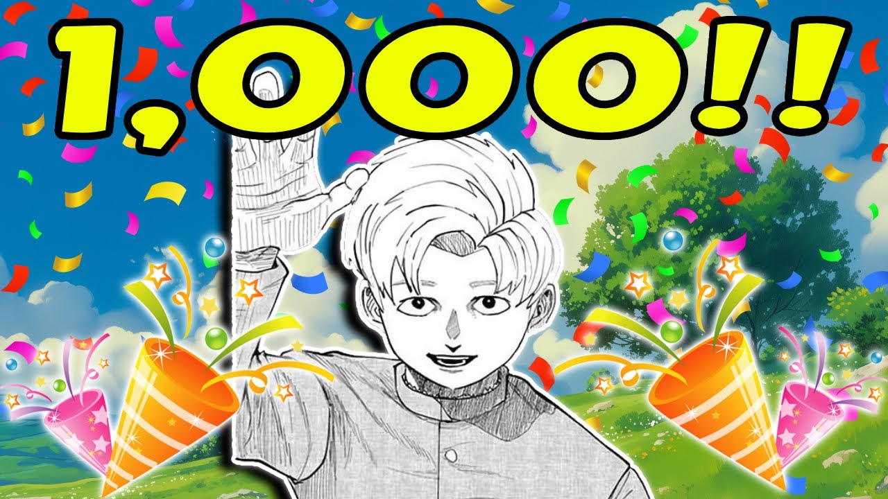 We reached 1,000 SUBSCRIBERS!!!