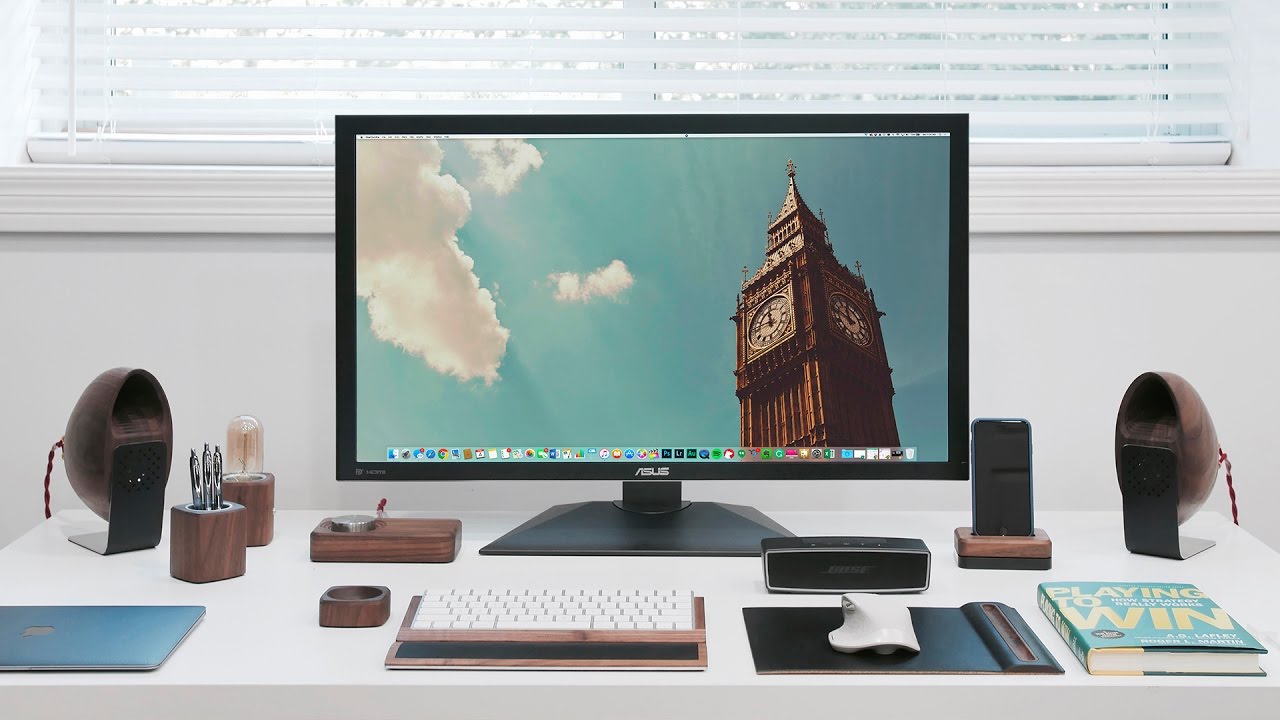 Natural Desk Setup Tour (2017)