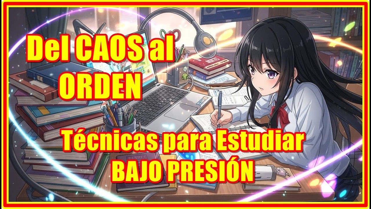 De la ANSIEDAD al CONTROL TOTAL 😱➡️😌 | La GUÍA DEFINITIVA para ESTUDIAR BAJO PRESIÓN