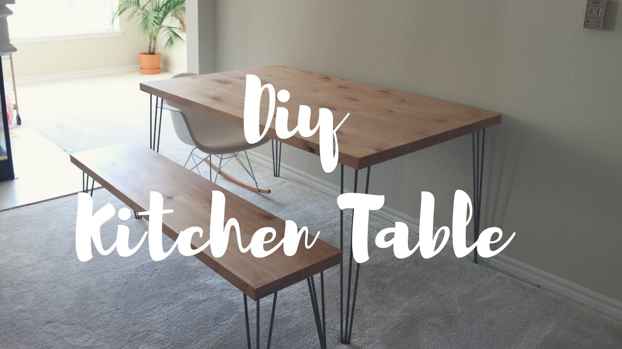 DIY Kitchen Table + Bench | Lindsay Brooke