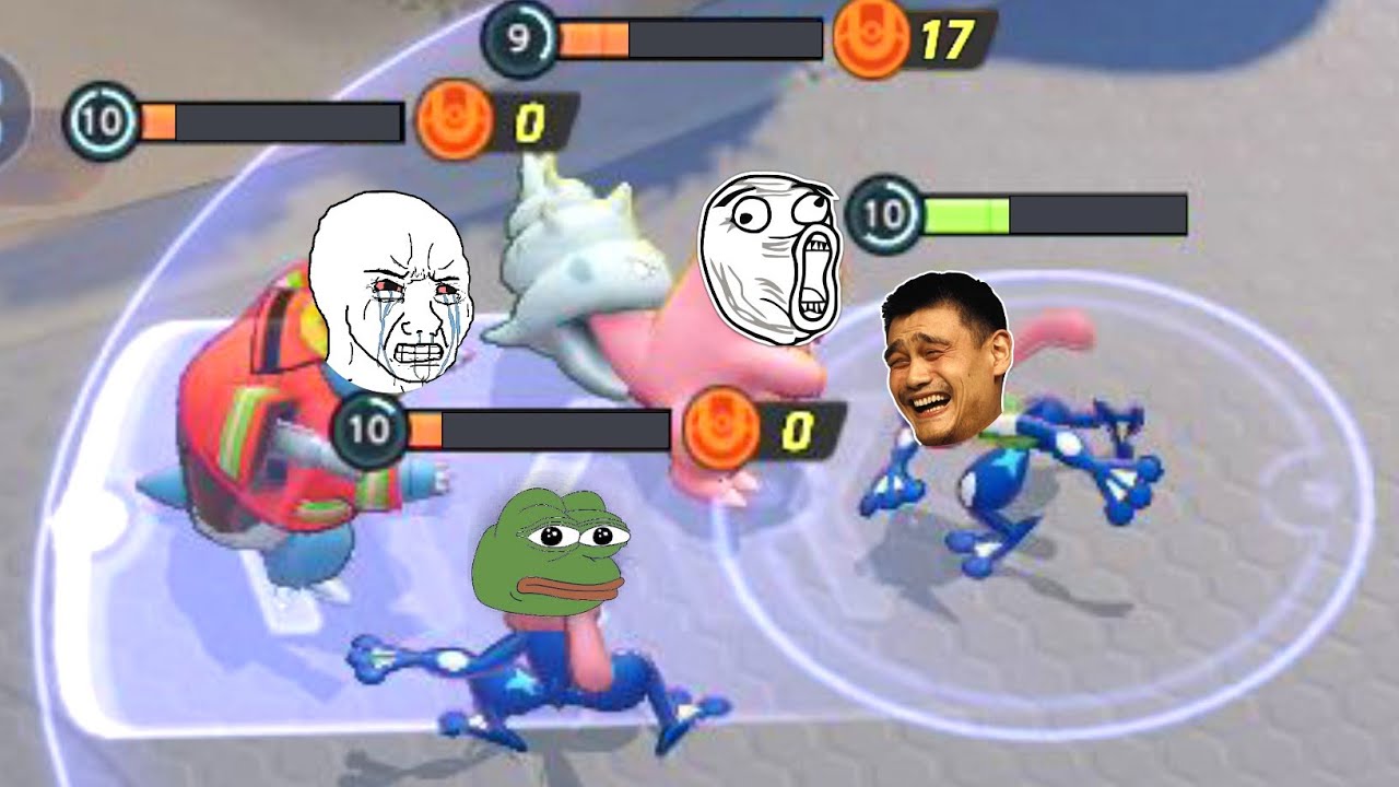 Troller Greninja Funny Moments Pokemon Unite