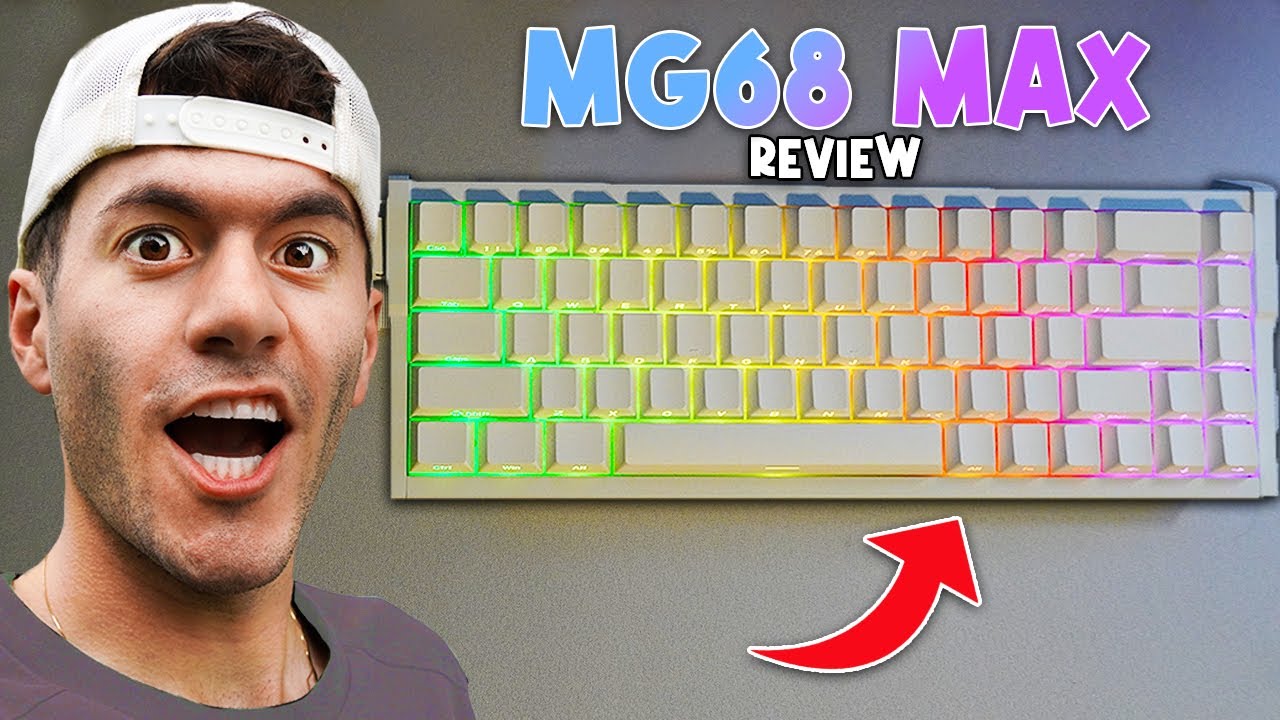 The IROK MG68 MAX keyboard is every gamers dream!
