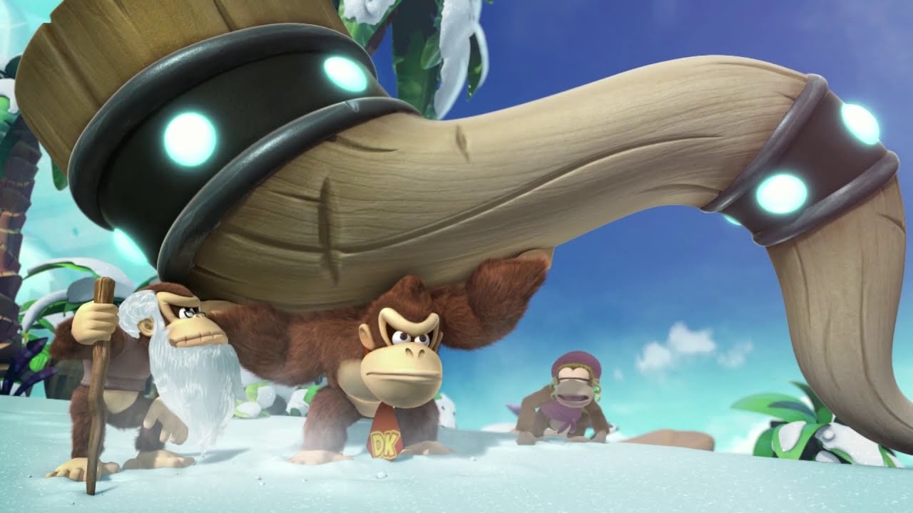 Donkey Kong Country Tropical Freeze Lord Fredrik Boss Fight (Volcano Dome)