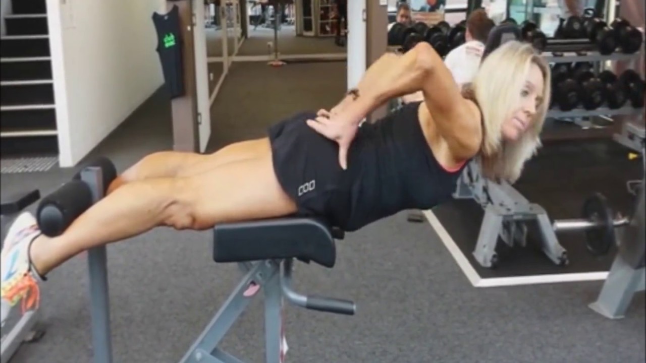 The Roman Chair used to build strong glutes