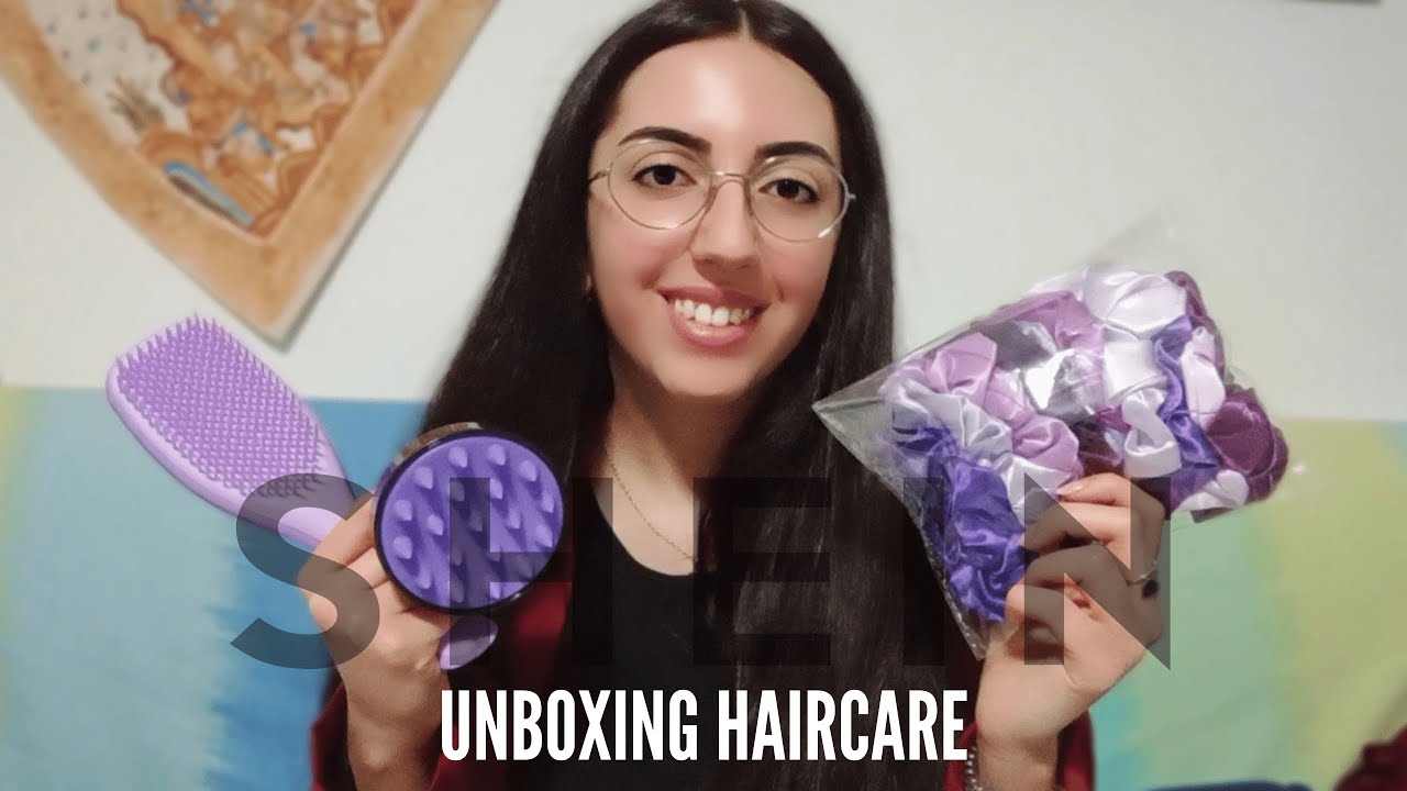 Unboxing SHEIN Cura dei Capelli: Accessori, Elastici, Spazzole, Foulard in Raso 🔝🤩