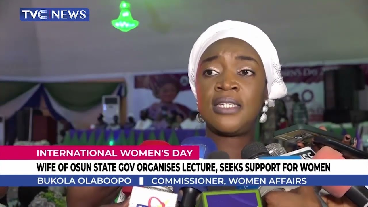 (WATCH) Wife Of Osun State Governor Organises Lecture Seeks Support  For Women