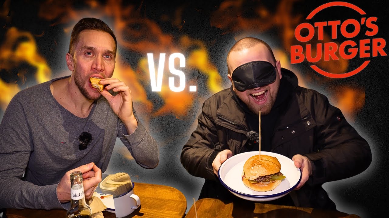 The burger is...!!! | with @RolleRoyal at Otto's Burger Hamburg | Can he taste it? #burger
